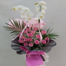  Marmaris Çiçek Siparişi Orkide Gül Aranjmanı