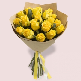  Marmaris Çiçek Siparişi Sarı Gül Buketi